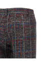 Sequin tartan pants Multicolor