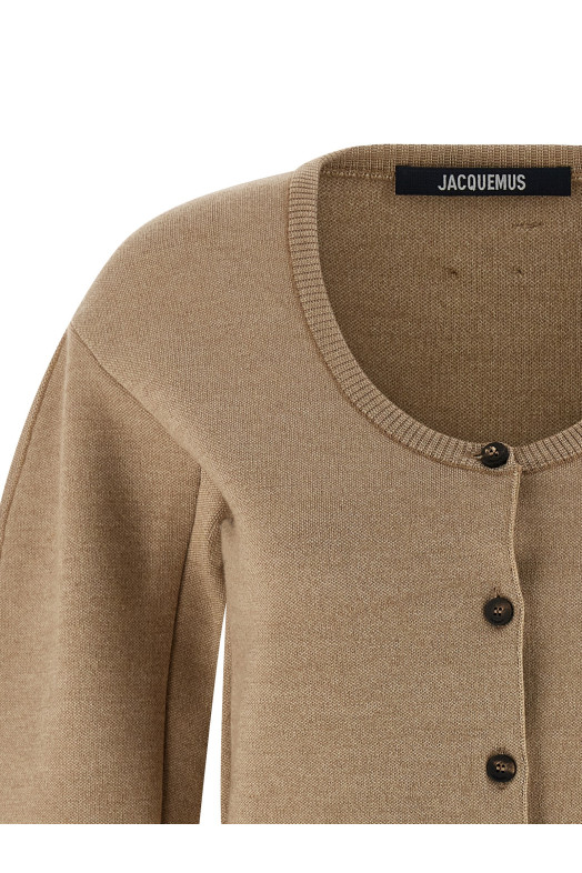 JACQUEMUS 'Le Gilet Doppio' кардиган Бежевый 25HCDW00808AK00185015