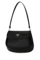 Black leather Cleo shoulder bag Black PRADA (1BD311ZO6)