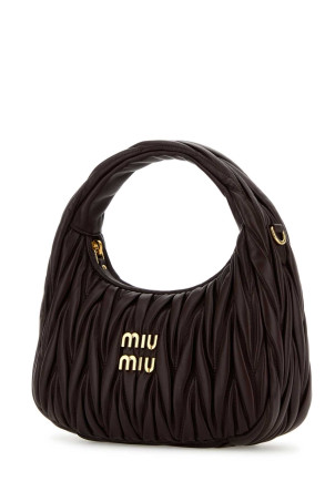 Сумка Wander из фиолетовой кожи наппа MIU MIU (5BC125VOOYAN88)