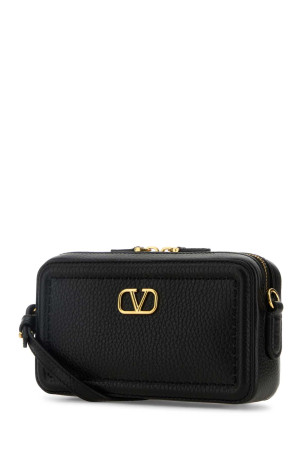 Black leather VLogo crossbody bag Black VALENTINO GARAVANI (6W2P0AI5RZR)