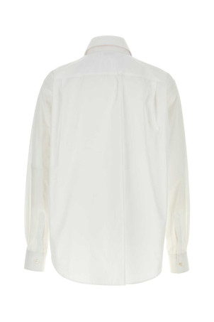 White poplin shirt ALEXANDER MCQUEEN (809346QNAAX)