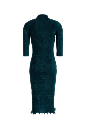 Блакитна плісирована сукня FENDI (FDD417AVJE)