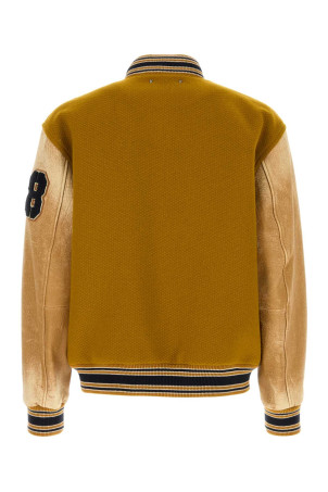 Ochre wool Aleandro bomber jacket GOLDEN GOOSE DELUXE BRAND (GMP00834P002167)