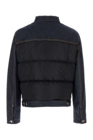 Двоколірна куртка з деніму та поліестеру DSQUARED (S74AM1610D30011) DSQUARED2 Двоколірна куртка з деніму та поліестеру DSQUARED (S74AM1610D30011) DSQUARED2