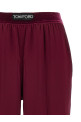 Silk pants Bordeaux