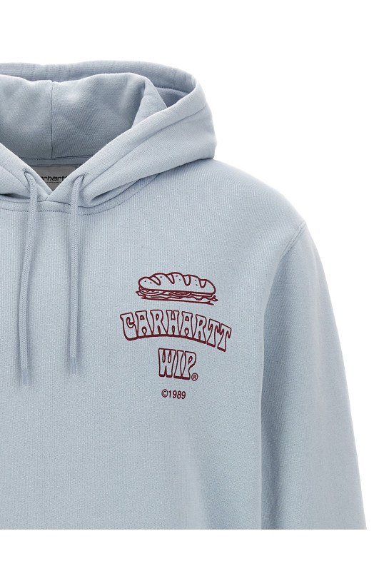 'Hooded Sandwich' sweatshirt Blue