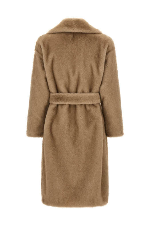 Искусственная меховая шуба Бежевая HERNO CA000582D127391985