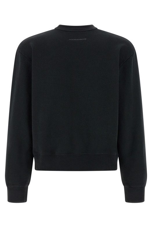 'Numeric signature MM6' sweatshirt Black