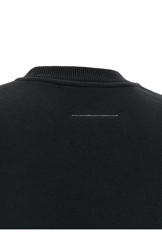 'Numeric signature MM6' sweatshirt Black