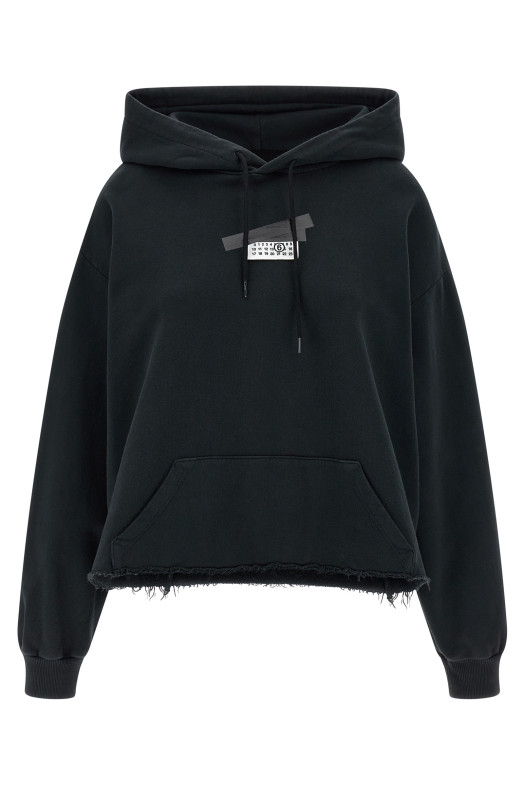 'Numeric signature MM6' hoodie Black