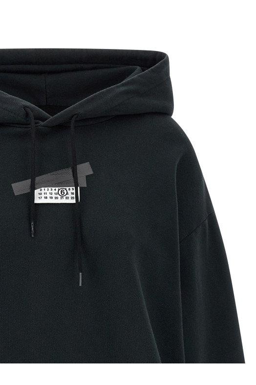 'Numeric signature MM6' hoodie Black