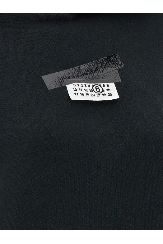 'Numeric signature MM6' hoodie Black