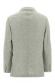 Single-breasted cashmere blazer Gray