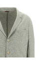 Single-breasted cashmere blazer Gray
