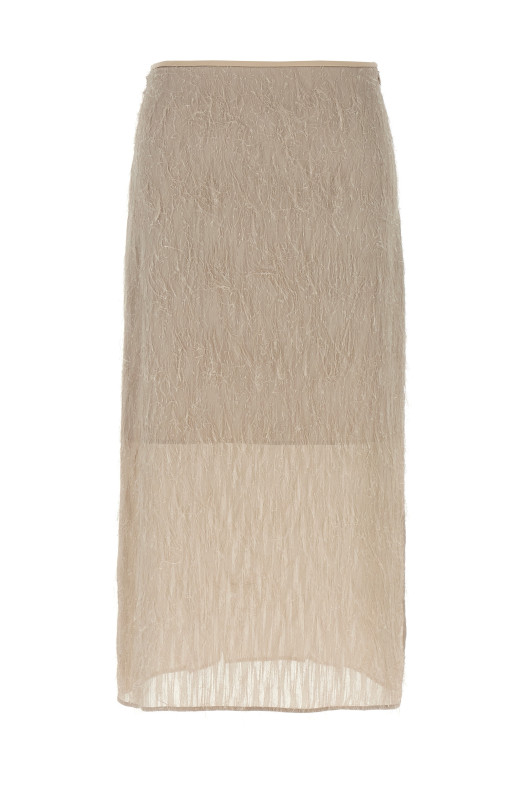 Fil coupé skirt Gray