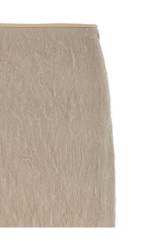 Fil coupé skirt Gray