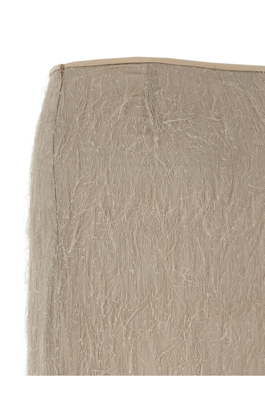 Fil coupé skirt Gray