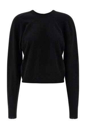 'Four stitches' sweater Black