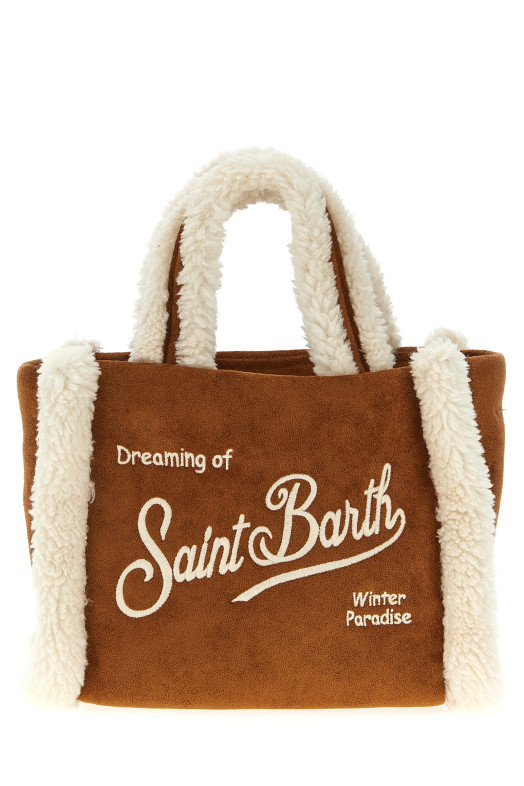 'Vanity Mini Shearling' handbag Brown