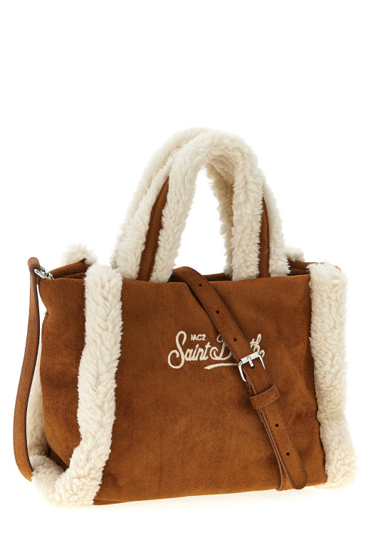 'Vanity Mini Shearling' handbag Brown