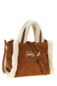 'Vanity Mini Shearling' handbag Brown