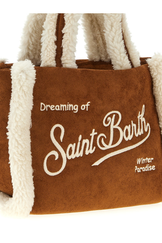 'Vanity Mini Shearling' handbag Brown