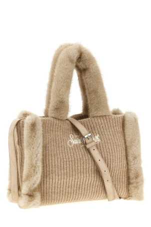 'Colette Shearling Rib' handbag Beige 'Colette Shearling Rib' handbag Beige