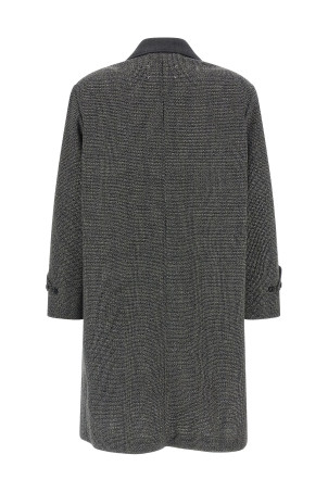 Single-breasted coat Black-grey Single-breasted coat Black-grey
