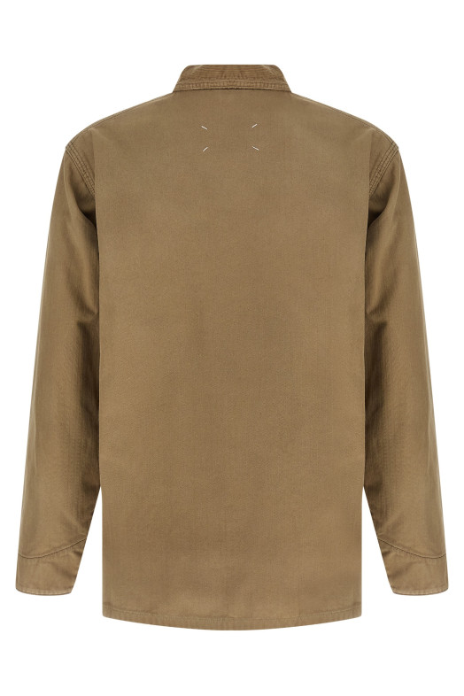 Куртка «ялинка» Бежева MAISON MARGIELA S50AM0646M30024964