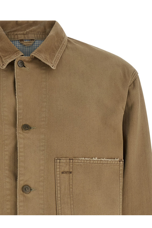 Куртка «ялинка» Бежева MAISON MARGIELA S50AM0646M30024964