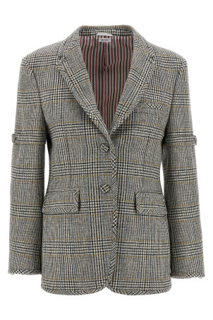 Блейзер Prince of Wales Черно-серый THOM BROWNE FBR062BF1002980 Блейзер Prince of Wales Черно-серый THOM BROWNE FBR062BF1002980