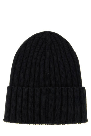 Вовняна шапка з ребрами Чорна MONCLER K20933B00036A9327999