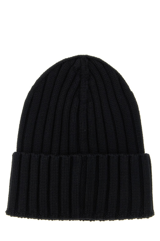 Вовняна шапка з ребрами Чорна MONCLER K20933B00036A9327999
