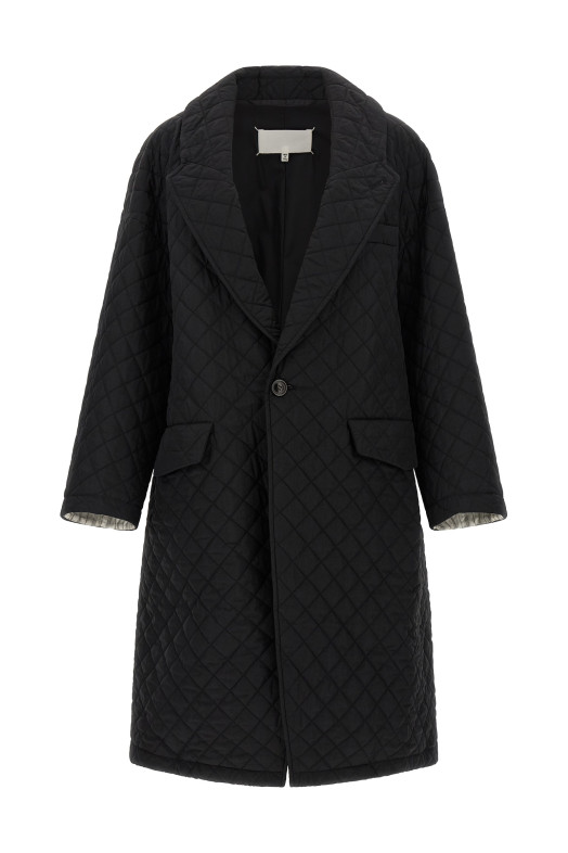 Стеганое пальто Черный MAISON MARGIELA S29AA0315M35666900 Стеганое пальто Черный MAISON MARGIELA S29AA0315M35666900