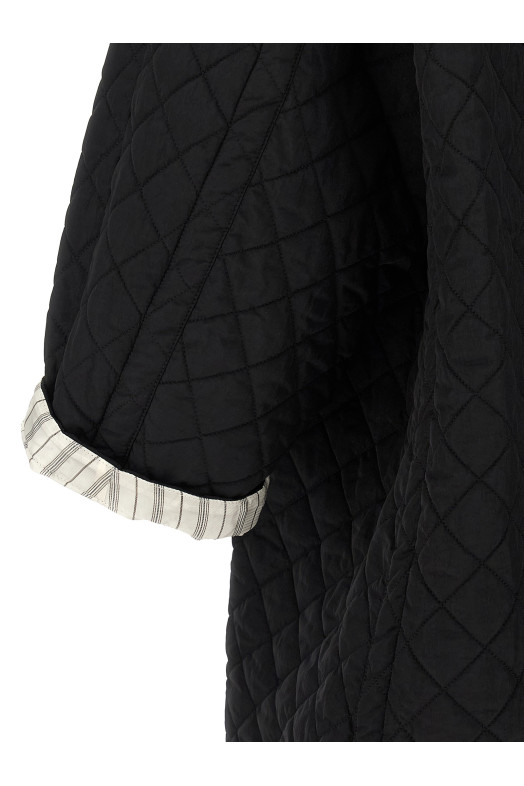 Стеганое пальто Черный MAISON MARGIELA S29AA0315M35666900 Стеганое пальто Черный MAISON MARGIELA S29AA0315M35666900