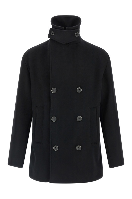 Шерстяное пальто Черный HERNO PE000048U334719300 Шерстяное пальто Черный HERNO PE000048U334719300