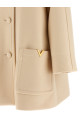 Valentino Garavani Wool Drap coat Beige