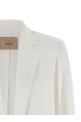Cape sleeve blazer White