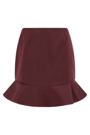 Flounced skirt Bordeaux Flounced skirt Bordeaux