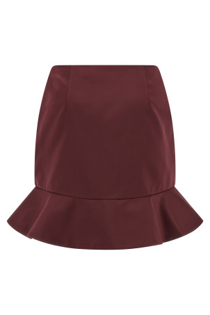 Flounced skirt Bordeaux Flounced skirt Bordeaux