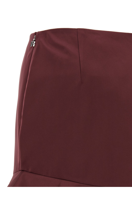 Спідниця з воланами бордо ROTATE BIRGER CHRISTENSEN 11481927342734