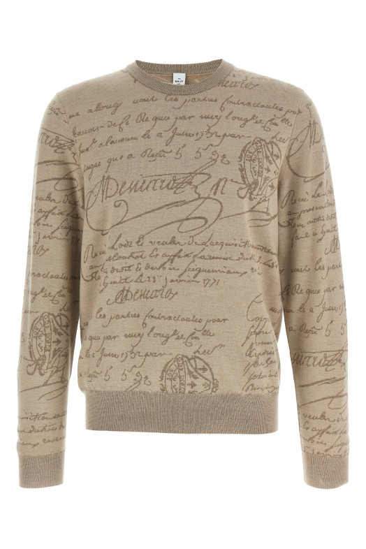 'Scritto' sweater Beige