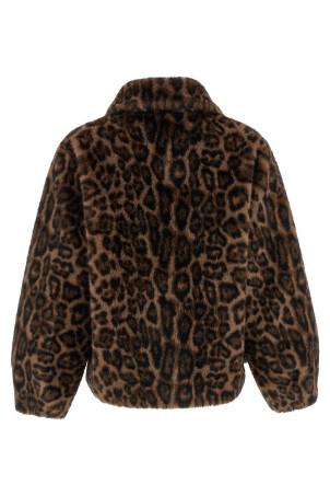 Искусственный мех норки Коричневый MK2566LEOPARD Искусственный мех норки Коричневый MK2566LEOPARD