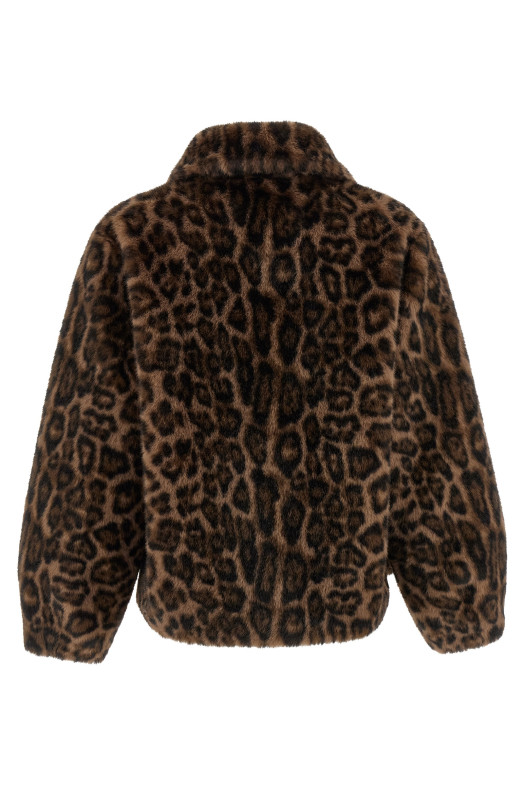 Штучне хутро норки Коричневе MK2566LEOPARD