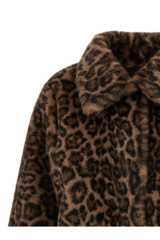 Штучне хутро норки Коричневе MK2566LEOPARD
