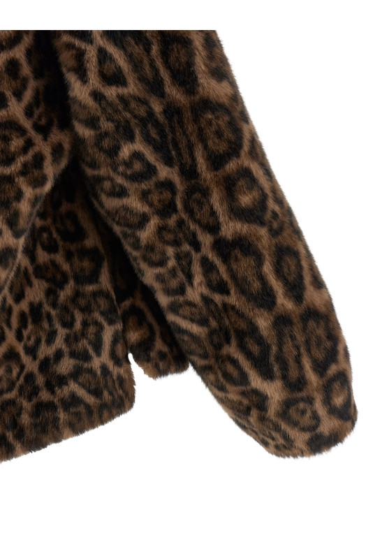 Штучне хутро норки Коричневе MK2566LEOPARD