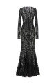 Черное кружевное платье «Русалка» NORMA KAMALI ST1253SLE38001