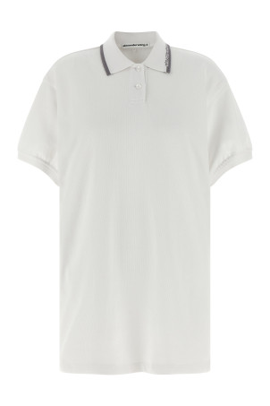 Intarsia collar dress White Intarsia collar dress White