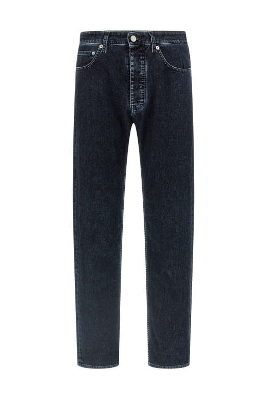 Поношенные джинсы черного цвета MM6 MAISON MARGIELA SH2LA0037M30039900